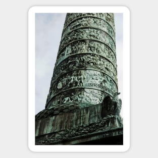 The Column At Vendome - The Base - A Different Perspective © Sticker